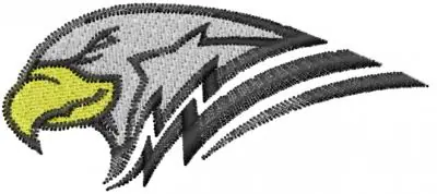 Money Back Guarantee Black American Eagle Embroidery Design
