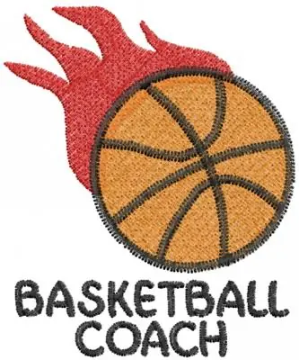 Basketball Coach Embroidery Design Latest