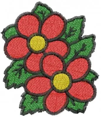 Original Flower Embroidery Design