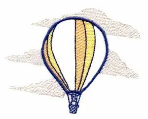 Hot Air Balloon Embroidery Design Free Shipping