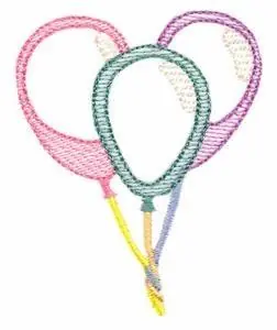 Balloons Embroidery Design Get Yours