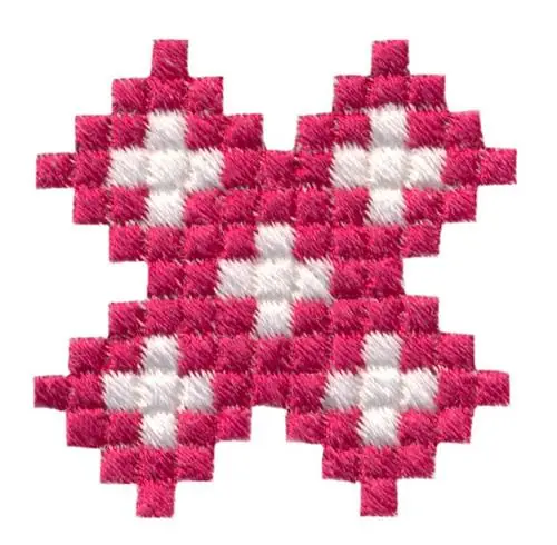 Authentic Geometric Boxes Embroidery Design