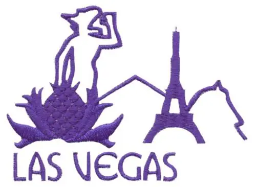 Bulk Order Skylines ( Las Vegas ) Embroidery Design
