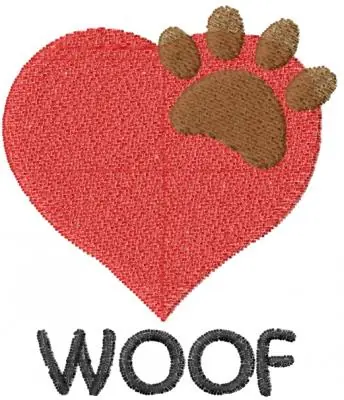 Discount Woof Embroidery Design