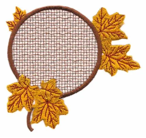 Leaf Ring Embroidery Design Final Sale