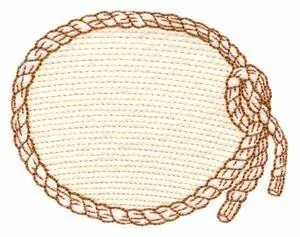 Lasso Rope Embroidery Design Best Seller
