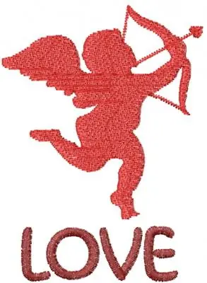 Genuine Cupid Love Embroidery Design