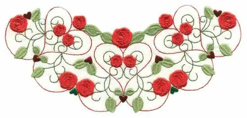Jeweled Collar Embroidery Design Free Delivery