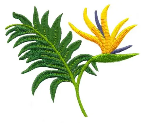 Bird of Paradise Embroidery Design Budget