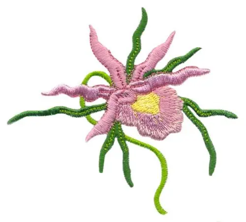 Editor’s Pick Star Orchid Embroidery Design