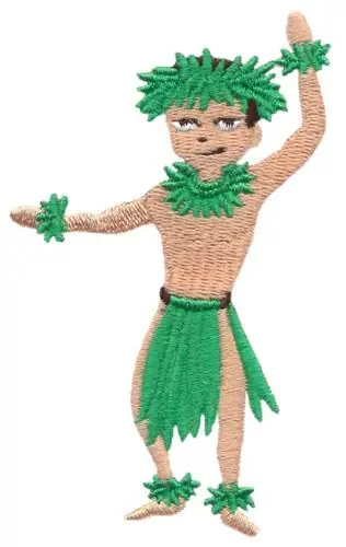 Hula Boy Embroidery Design Editor’s Pick