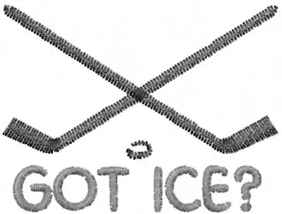 Reduced Price Hockey Got Ice Embroidery Design