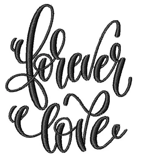 Buy Online Forever Love Embroidery Design