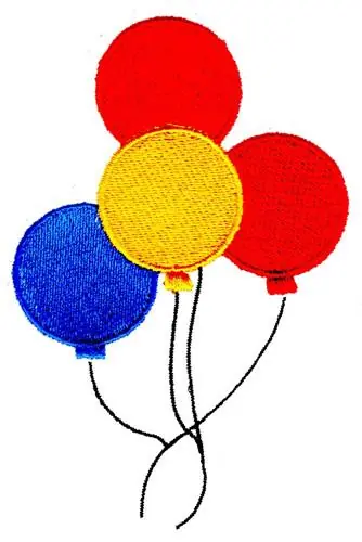 Balloons Embroidery Design Wholesale