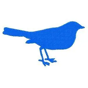 Bird Silhouette Embroidery Design Exclusive