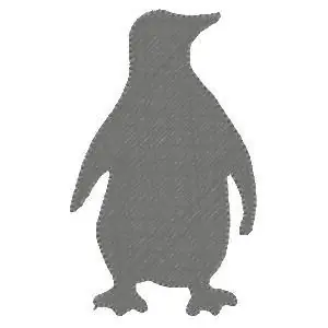 Place Order Penguin Silhouette Embroidery Design