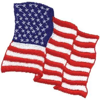 Direct From Manufacturer Flag Embroidery Design