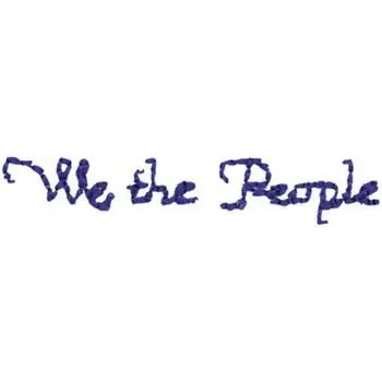 Best Price We The People Embroidery Design