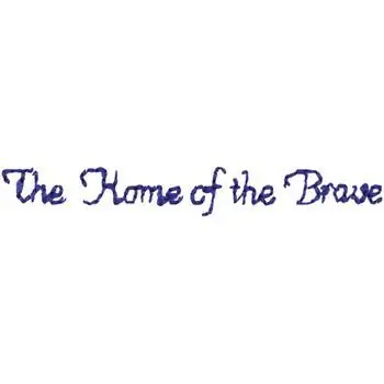 Price Drop Home Of The Brave Embroidery Design