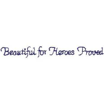 Modern Heroes Proved Embroidery Design