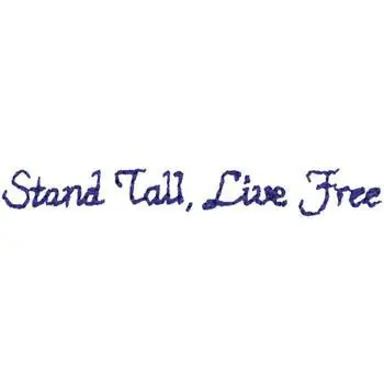 Live Free Embroidery Design Buy Online