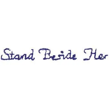 Sale Stand Beside Her Embroidery Design