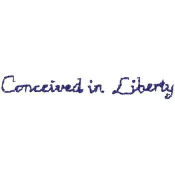 Crafted Conceived In Liberty Embroidery Design