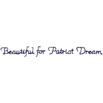 No Minimum Order Patriot Dream Embroidery Design