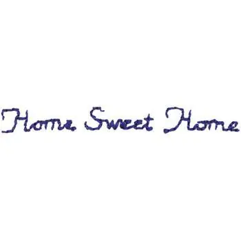 Home Sweet Home Embroidery Design Clearance