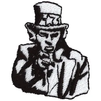 Original Uncle Sam Embroidery Design
