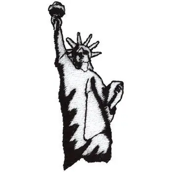 Original Statue Of Liberty Embroidery Design