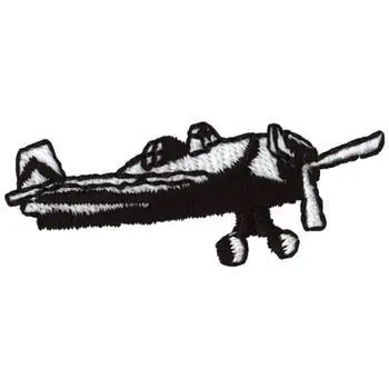 Fighter Plane Embroidery Design Genuine