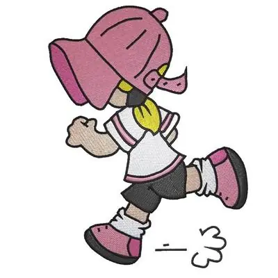 Baseball Girl Embroidery Design Cheap