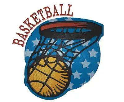 Basketball Embroidery Design Limited Time