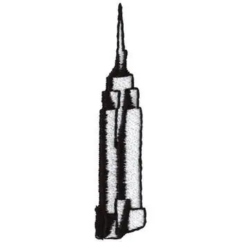 Clearance Empire State Building Embroidery Design