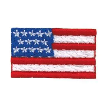 Popular USA Flag Embroidery Design
