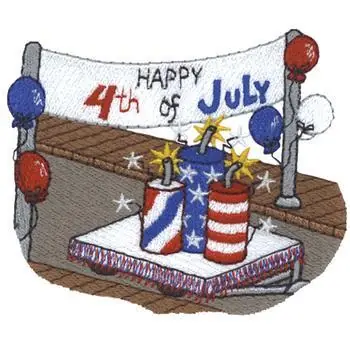 4th Of July Parade Embroidery Design In Demand