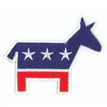 Democratic Logo Embroidery Design Weekend Sale