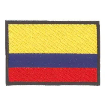 Colombia Flag Embroidery Design Modern