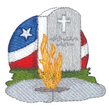 Free Shipping Arlington Cemetery Embroidery Design