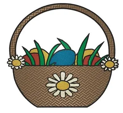 Best Seller Easter Basket Embroidery Design