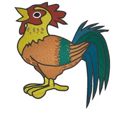 Affordable Rooster Embroidery Design