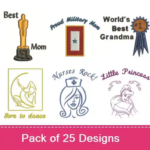 For The Moms Embroidery design pack by Favpro Designs, Embroidery Packs on EmbroideryDesigns.com Trending