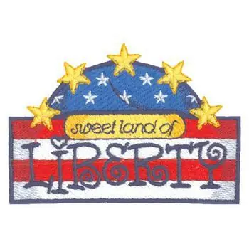 Land of Liberty Embroidery Design Today Only