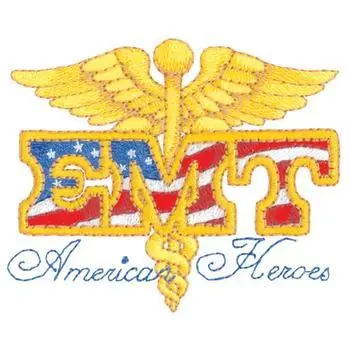 EMT Americas Heros Embroidery Design In Demand
