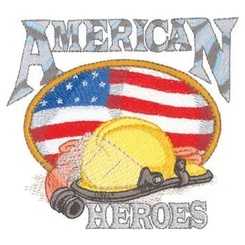 Affordable American Heros Embroidery Design