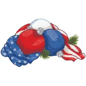 Patriotic Ornaments Embroidery Design Save Now