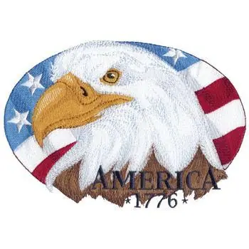 Free Shipping America 1776 Embroidery Design
