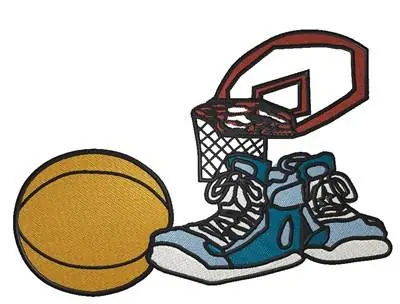 Basketball Gear Embroidery Design Top Rated