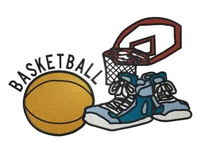 Basketball Embroidery Design Limited Edition